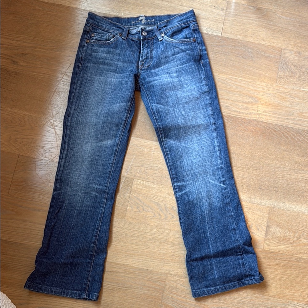 Seven for all mankind pink crystal women’s jeans size 25